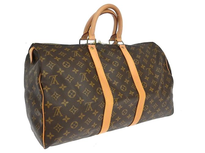 Louis Vuitton Keepall Monogram Canvas 45 Marrone - vista 2