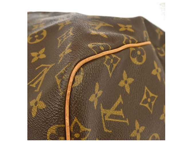 Louis Vuitton Keepall Bandouliere Monogram Canvas 55 Marrone - vista 6