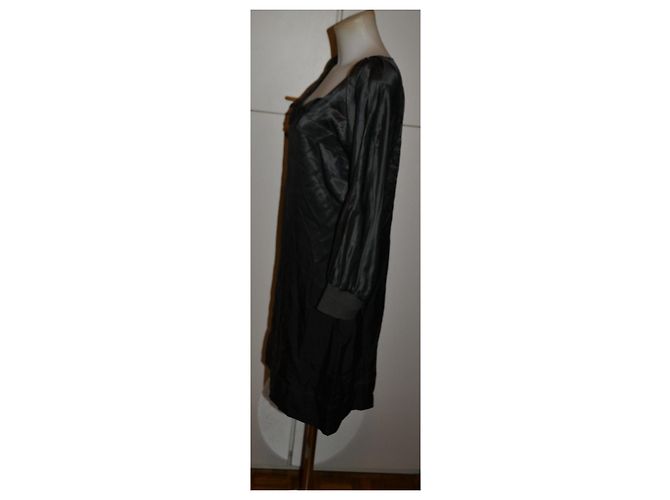See by Chloé schwarzes Seidenkleid - Ansicht 2