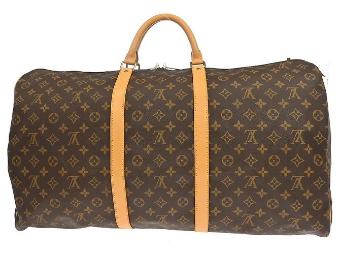 Louis Vuitton Keepall Monogram Canvas 60 Marrone - vista 2