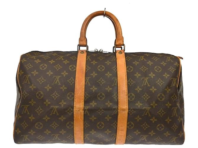 Louis Vuitton Keepall Monogram Canvas 45 Marrone - vista 2