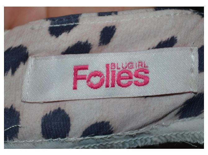 Autre Marque Blugirl Folies Abito a Pois Rosa e Nero - vista 4