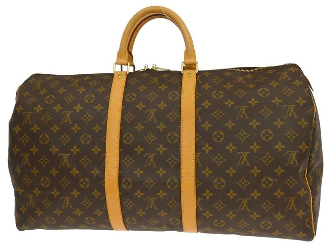 Louis Vuitton Keepall Monogram Canvas 55 Marrone - vista 2