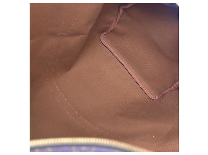 Louis Vuitton Keepall Monogram Canvas 55 Marrone - vista 3