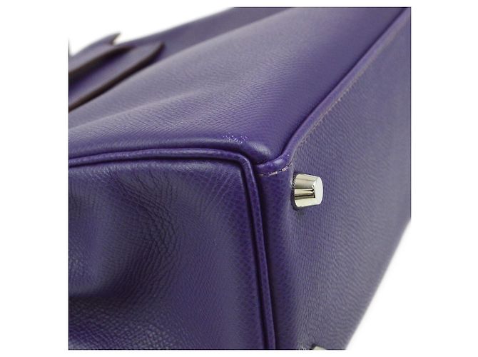 Hermès Hermes Kelly Purple Epsom con Hardware Palladium 25 Porpora - vista 3