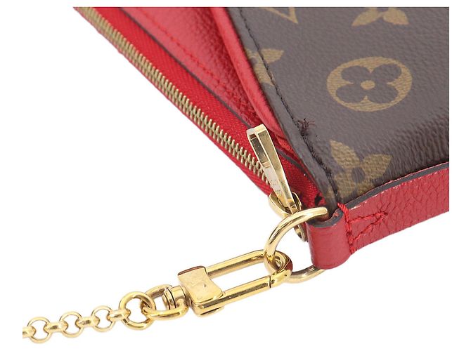 Clutch Louis Vuitton Monogram Pallas con catena e tracolla Fuschia Monogramma - vista 10