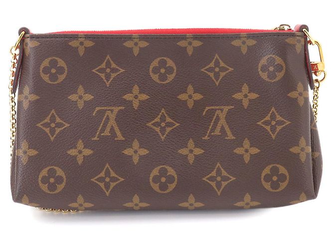 Clutch Louis Vuitton Monogram Pallas con catena e tracolla Fuschia Monogramma - vista 3