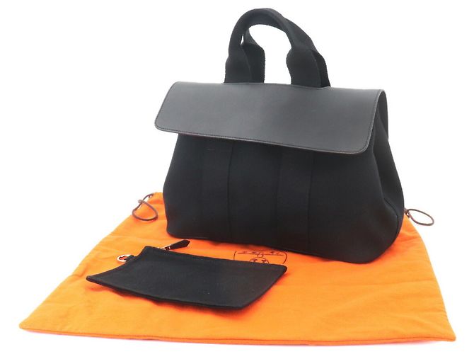 Hermès Borsa Hermes Valparaiso PM Nero - vista 2