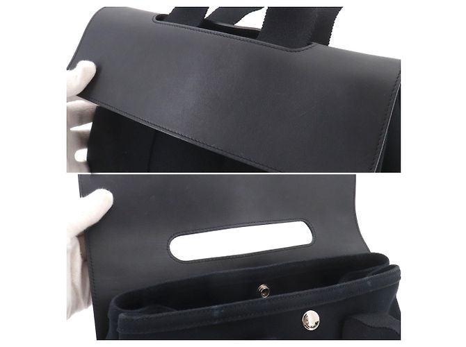 Hermès Borsa Hermes Valparaiso PM Nero - vista 9