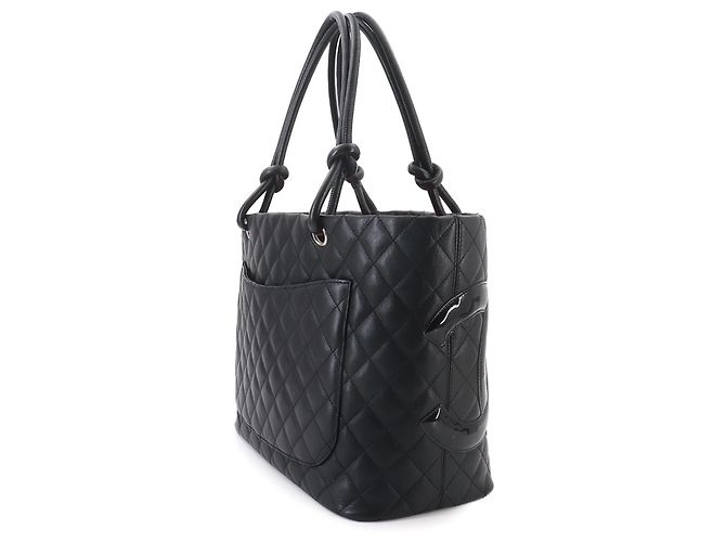 Chanel Cambon Line Large Tote Handtasche Schwarz - Ansicht 4