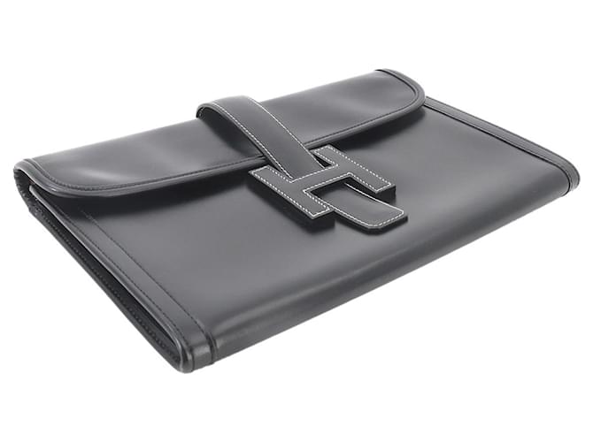 Hermès Clutch Hermes Jige PM Nero - vista 4