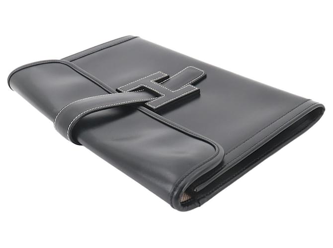 Hermès Clutch Hermes Jige PM Nero - vista 5