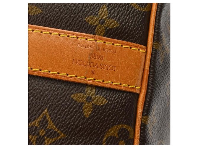 Louis Vuitton Keepall Monogram Canvas 60 Marrone - vista 4