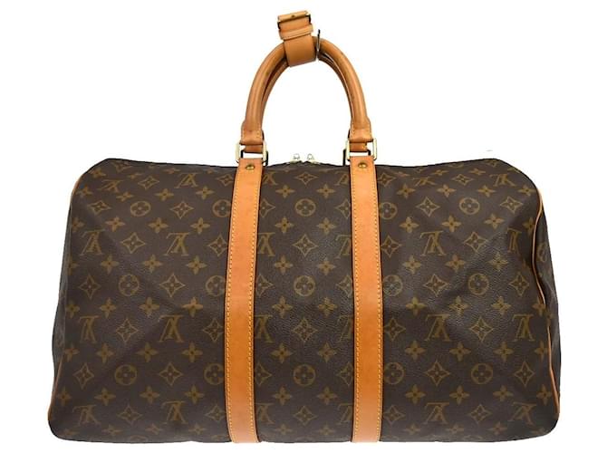 Louis Vuitton Keepall Monogram Canvas 45 Marrone - vista 2