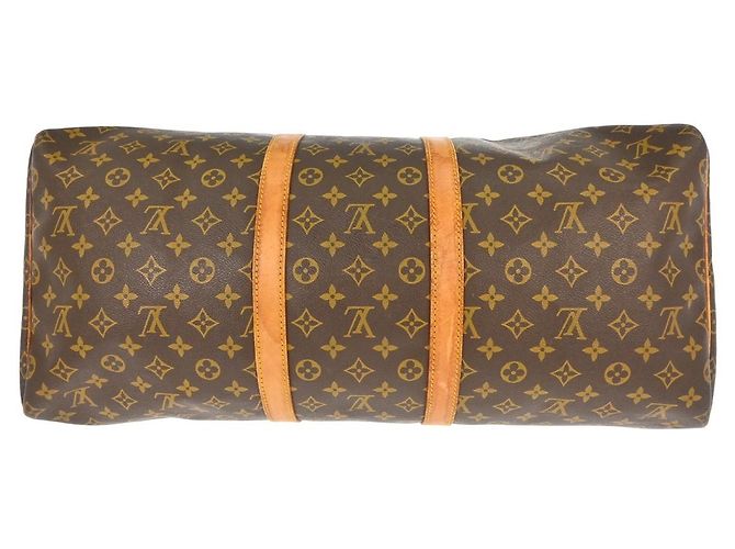 Louis Vuitton Keepall Monogram Canvas 55 Marrom - vista 6