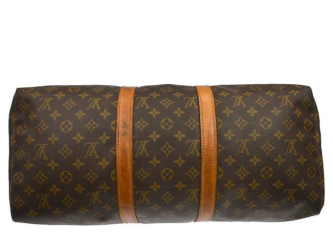 Louis Vuitton Keepall Monogram Canvas 50 Marrone - vista 7
