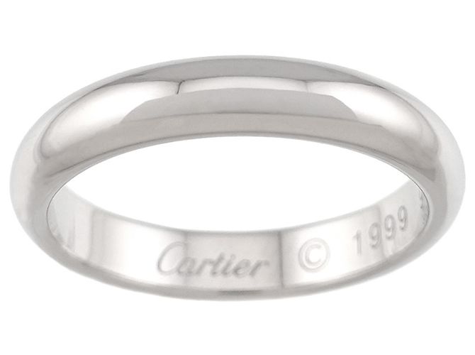 Cartier 1895 Classic Ring aus Platin - Ansicht 2