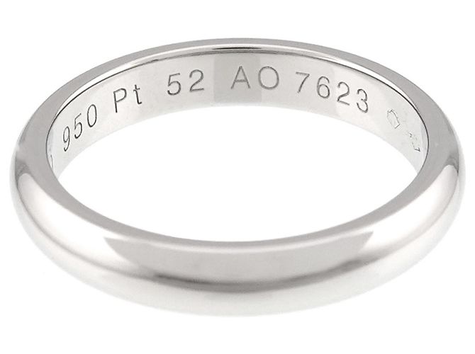 Cartier 1895 Classic Ring aus Platin - Ansicht 4