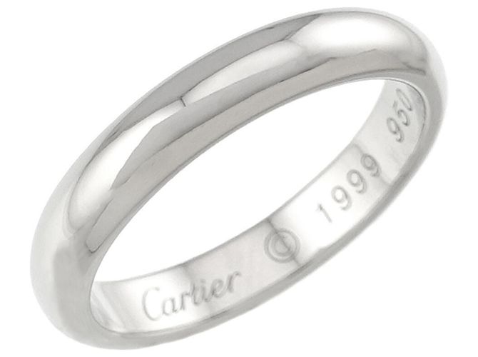 Cartier 1895 Classic Ring aus Platin - Ansicht 6