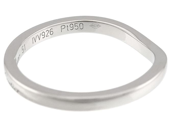 Cartier Ballerina Curve Ring aus Platin - Ansicht 4