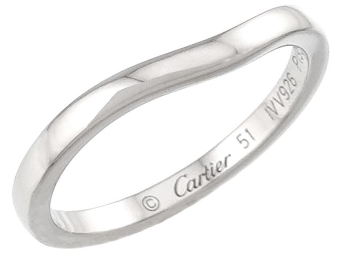 Cartier Ballerina Curve Ring aus Platin - Ansicht 5