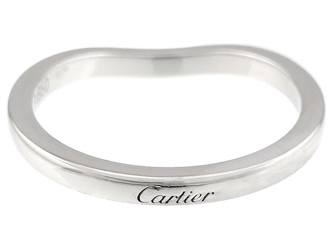 Cartier Ballerina Curve Ring aus Platin - Ansicht 6