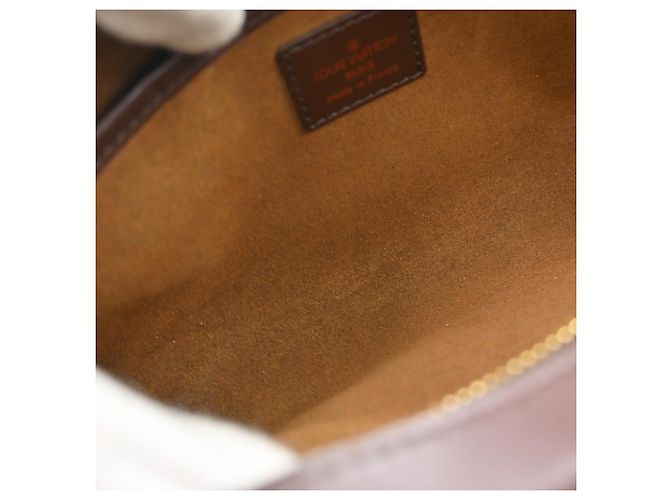 Louis Vuitton Pochette Saint Louis Damier Ebene Marrone - vista 3