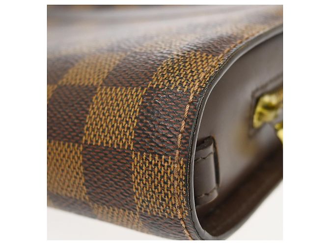 Louis Vuitton Pochette Saint Louis Damier Ebene Marrone - vista 6