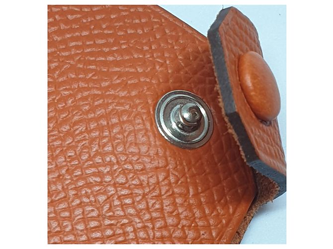Hermès Portapasaportes Tarmac Terre Battue Piel Epsom - vista 4