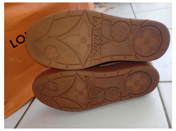 Botas Chelsea Louis Vuitton de ante marrón con forro de pelo Castaño - vista 7
