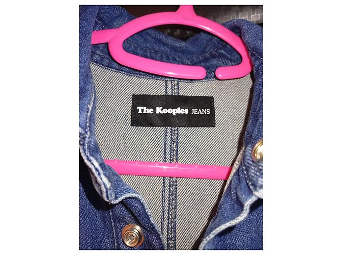 The Kooples Mono vaquero con tachuelas Azul - vista 2