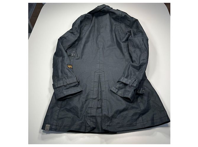 Autre Marque G-Star Raw Trench in Denim Blu scuro - vista 9