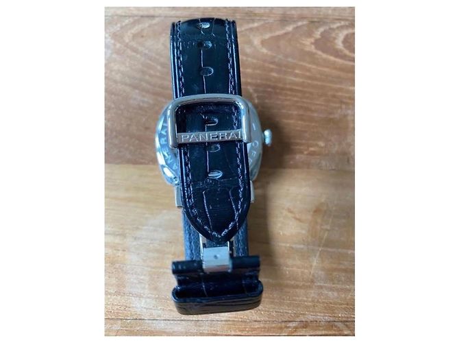 Relógio Panerai Radiomir Automático Aço e Couro Preto - vista 4