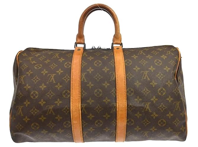 Louis Vuitton Keepall Monogram Canvas 45 Marrone - vista 2