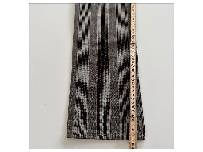 Autre Marque Jeans a righe Energie uomo Marrone Nero Grigio - vista 8