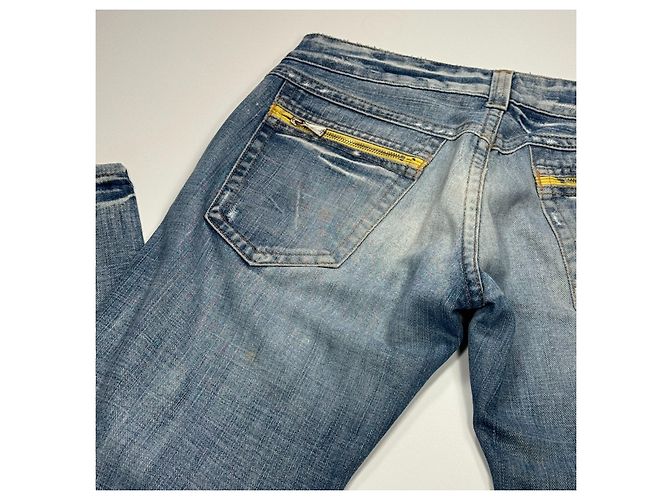 Autre Marque Replay Vaqueros Slim Straight Denim Azul Mujer - vista 11