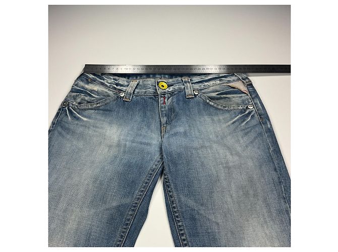 Autre Marque Replay Vaqueros Slim Straight Denim Azul Mujer - vista 6