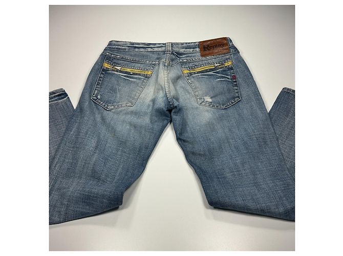 Autre Marque Replay Vaqueros Slim Straight Denim Azul Mujer - vista 9