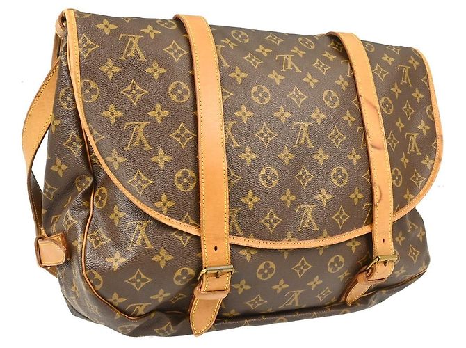 Louis Vuitton Saumur Monogram Canvas 43 Marrone - vista 2