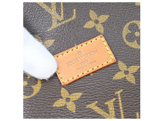 Louis Vuitton Saumur Monogram Canvas 43 Marrone - vista 4