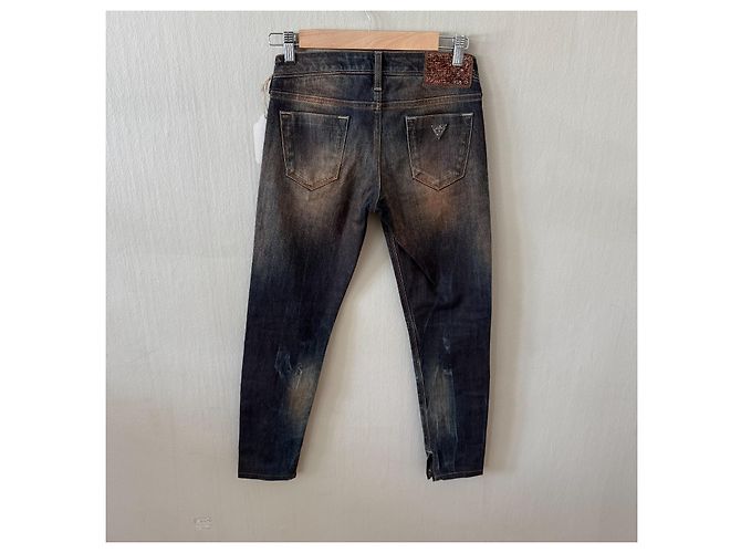Guess Beverly Vaqueros Skinny - Marrón Oscuro Castaño - vista 2