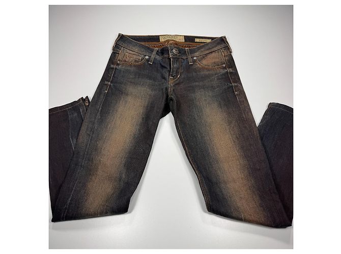 Guess Beverly Vaqueros Skinny - Marrón Oscuro Castaño - vista 3