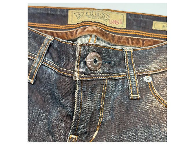 Guess Beverly Vaqueros Skinny - Marrón Oscuro Castaño - vista 5