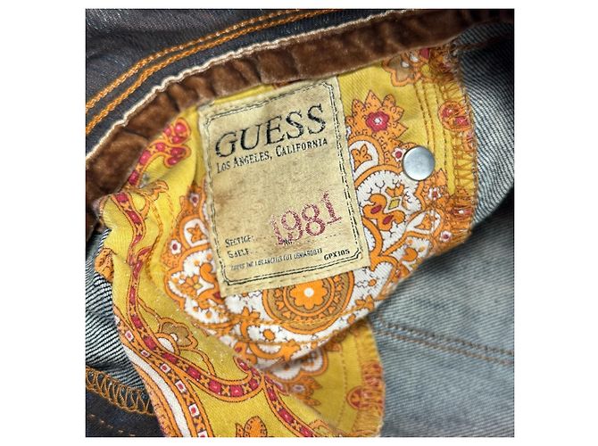 Guess Beverly Vaqueros Skinny - Marrón Oscuro Castaño - vista 7