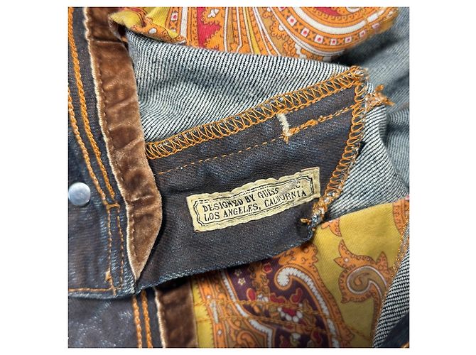 Guess Beverly Vaqueros Skinny - Marrón Oscuro Castaño - vista 8