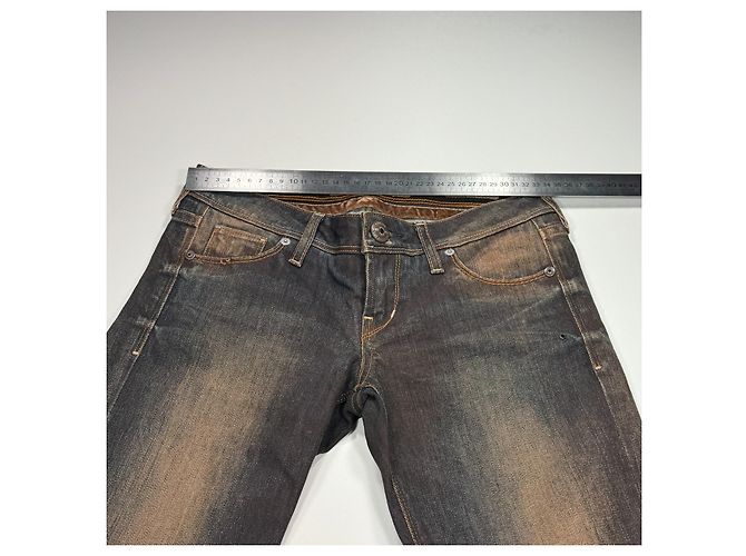 Guess Beverly Vaqueros Skinny - Marrón Oscuro Castaño - vista 9