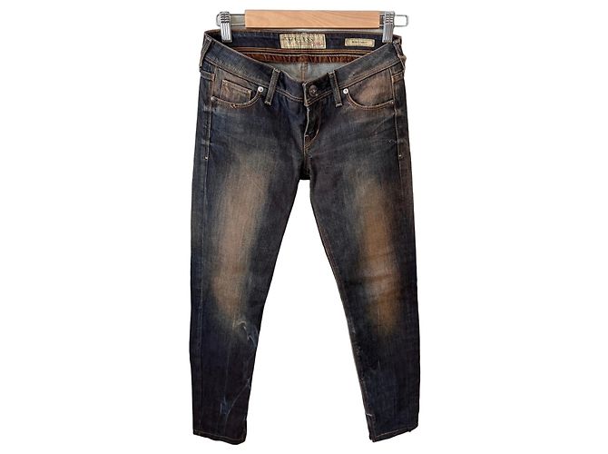Guess Beverly Skinny Jeans - Marrón Oscuro Castaño - vista 2