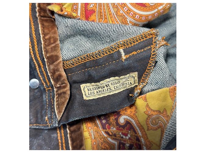 Guess Beverly Skinny Jeans - Marrón Oscuro Castaño - vista 9