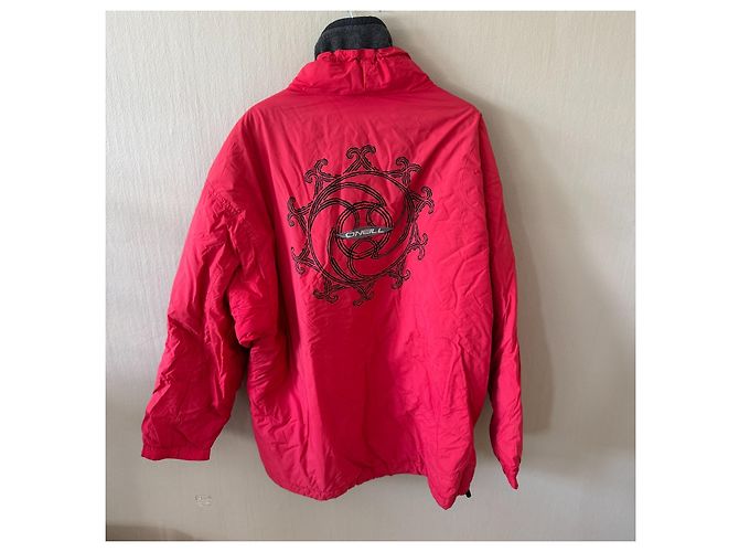 Autre Marque O'Neill Giacca Anorak Pullover Rossa Rosso - vista 2