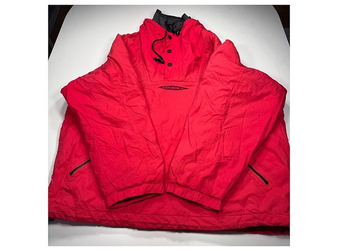 Autre Marque O'Neill Giacca Anorak Pullover Rossa Rosso - vista 3